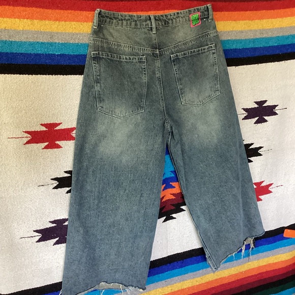 Vintage Empyre Cropped baggy jeans Wide leg 32 x 24 Y2K - Picture 10 of 15